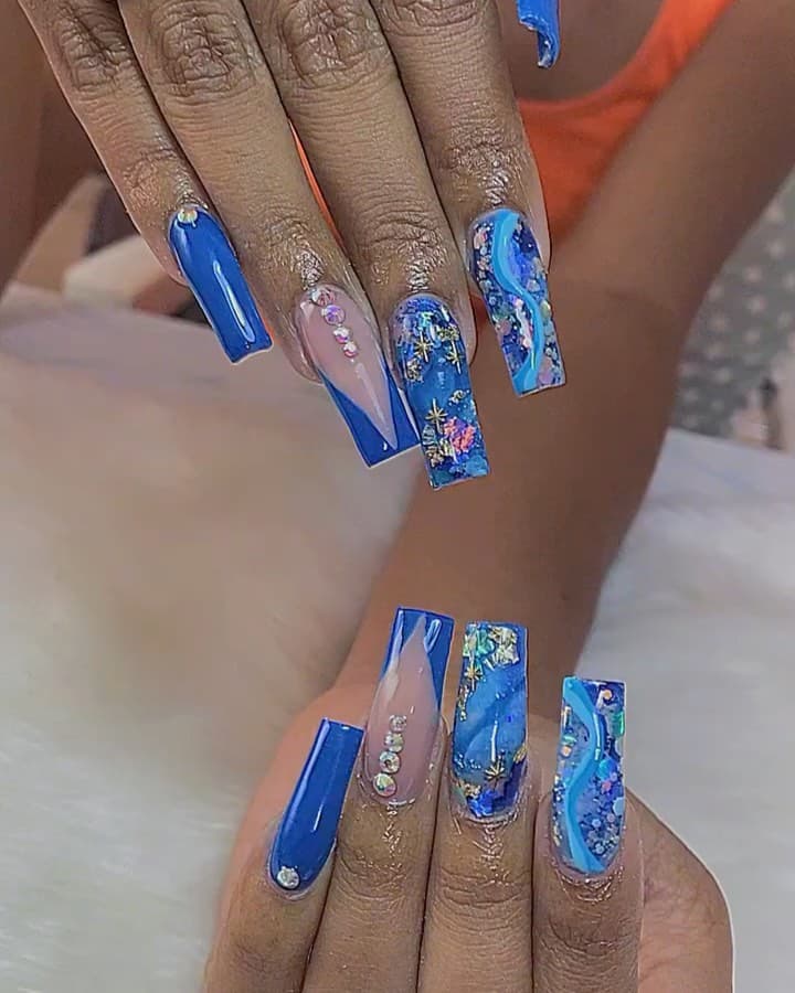 Nail art by Elixir Beauty