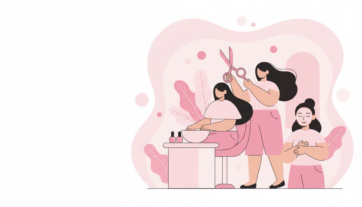 Beauty salon illustration